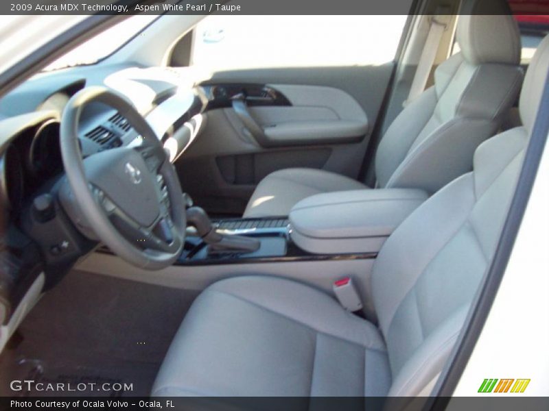  2009 MDX Technology Taupe Interior