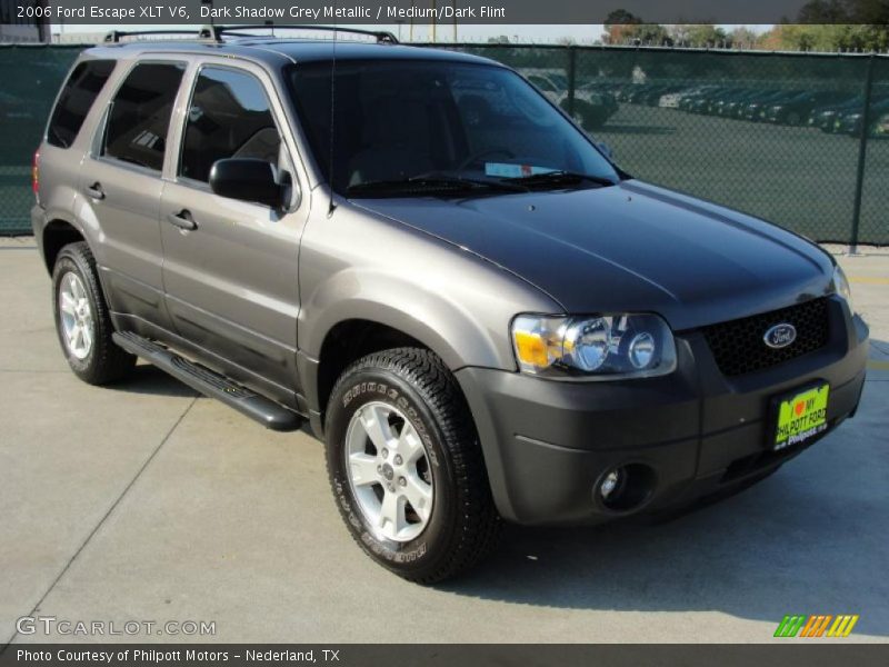 Dark Shadow Grey Metallic / Medium/Dark Flint 2006 Ford Escape XLT V6