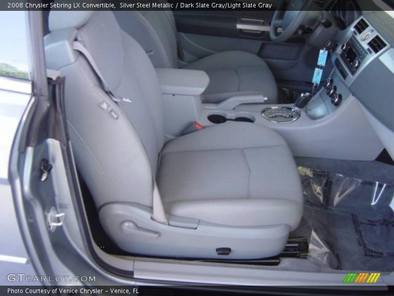 Silver Steel Metallic / Dark Slate Gray/Light Slate Gray 2008 Chrysler Sebring LX Convertible
