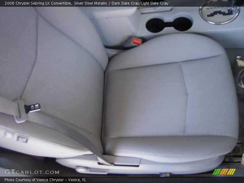 Silver Steel Metallic / Dark Slate Gray/Light Slate Gray 2008 Chrysler Sebring LX Convertible