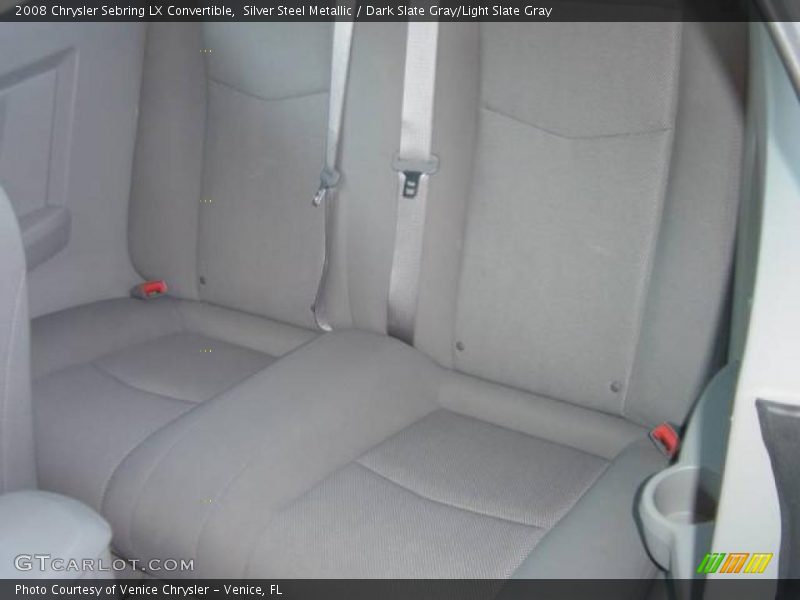 Silver Steel Metallic / Dark Slate Gray/Light Slate Gray 2008 Chrysler Sebring LX Convertible