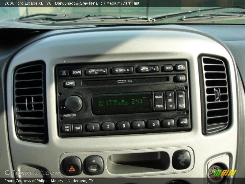 Dark Shadow Grey Metallic / Medium/Dark Flint 2006 Ford Escape XLT V6