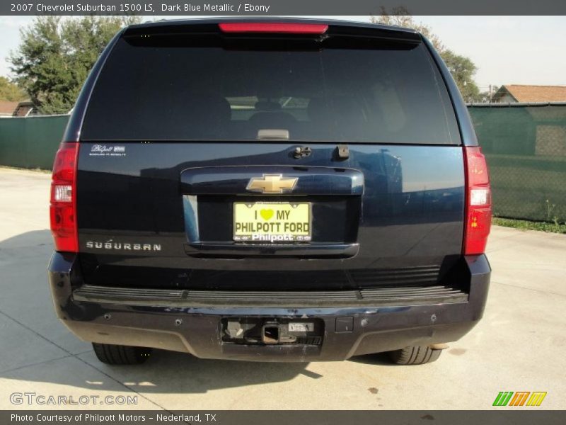 Dark Blue Metallic / Ebony 2007 Chevrolet Suburban 1500 LS