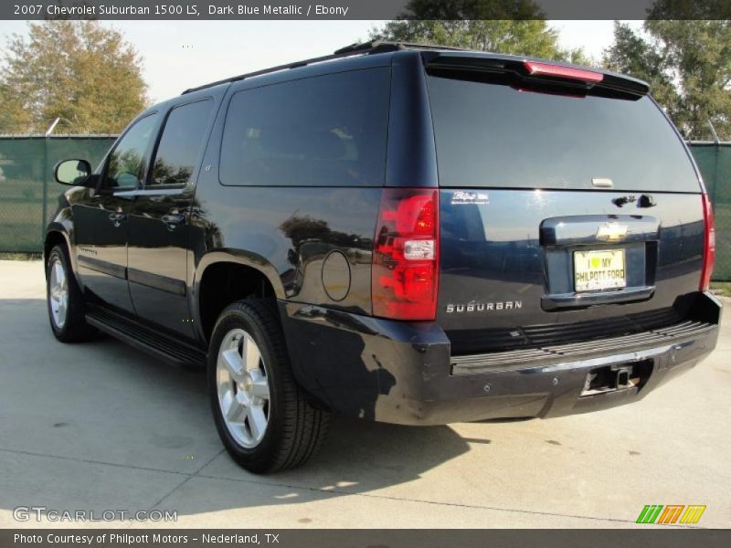 Dark Blue Metallic / Ebony 2007 Chevrolet Suburban 1500 LS