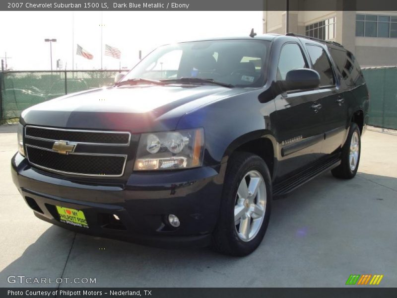 Dark Blue Metallic / Ebony 2007 Chevrolet Suburban 1500 LS