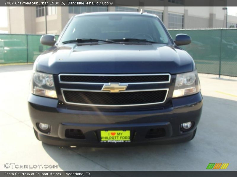 Dark Blue Metallic / Ebony 2007 Chevrolet Suburban 1500 LS