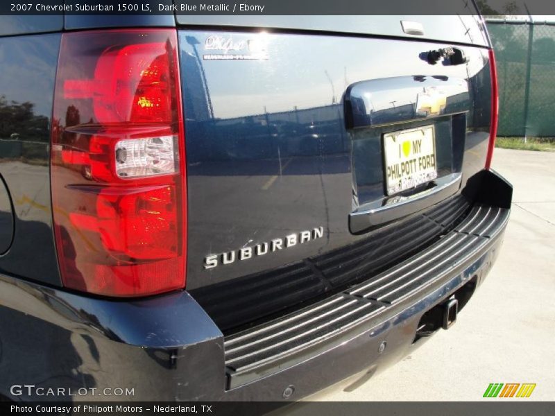 Dark Blue Metallic / Ebony 2007 Chevrolet Suburban 1500 LS