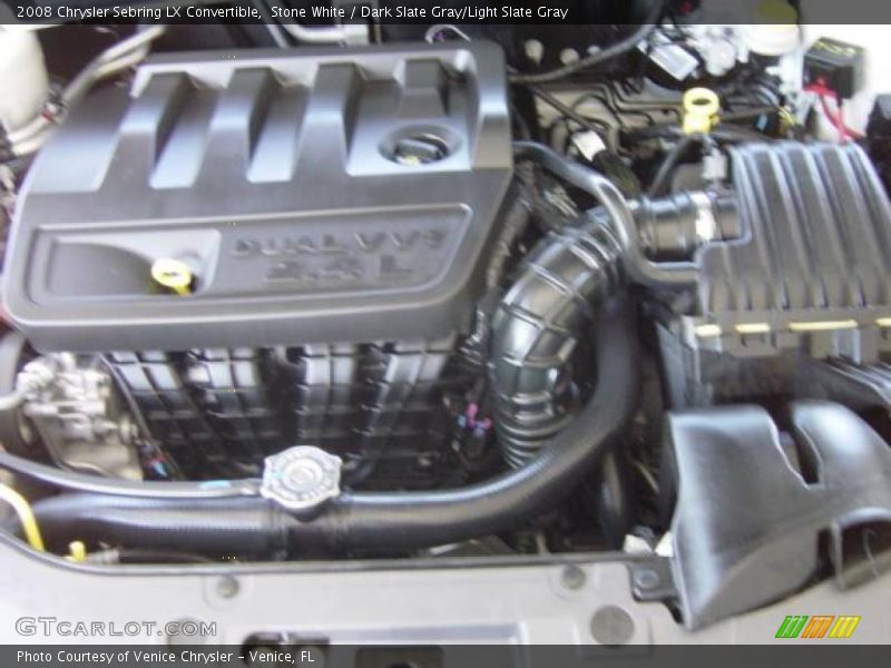 Stone White / Dark Slate Gray/Light Slate Gray 2008 Chrysler Sebring LX Convertible