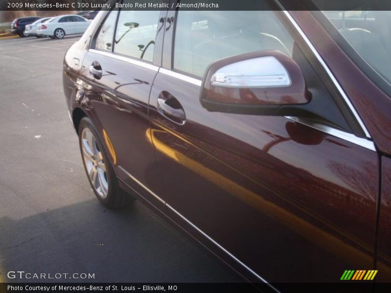 Barolo Red Metallic / Almond/Mocha 2009 Mercedes-Benz C 300 Luxury