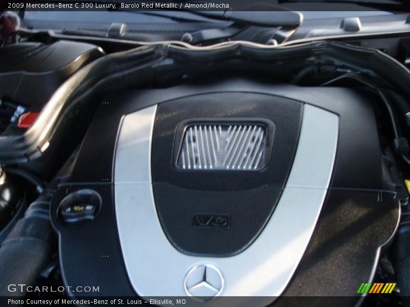 Barolo Red Metallic / Almond/Mocha 2009 Mercedes-Benz C 300 Luxury