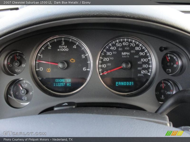  2007 Suburban 1500 LS 1500 LS Gauges