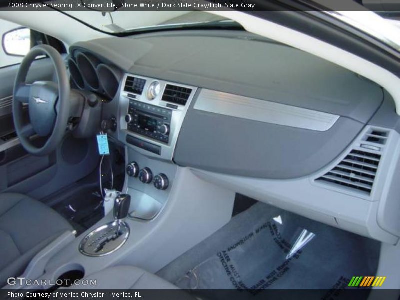 Stone White / Dark Slate Gray/Light Slate Gray 2008 Chrysler Sebring LX Convertible