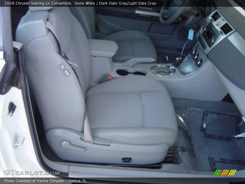 Stone White / Dark Slate Gray/Light Slate Gray 2008 Chrysler Sebring LX Convertible