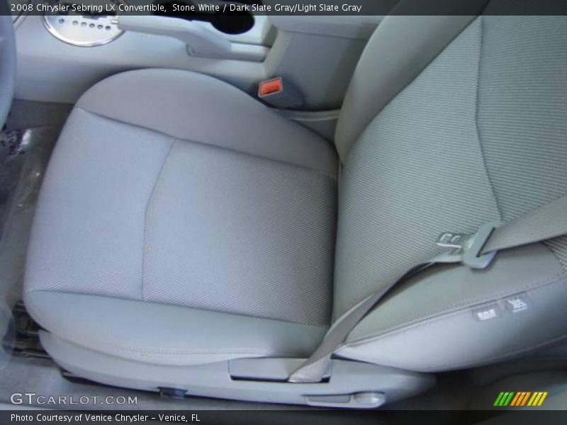 Stone White / Dark Slate Gray/Light Slate Gray 2008 Chrysler Sebring LX Convertible