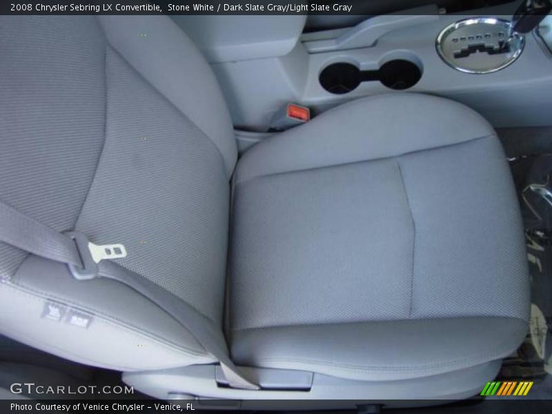 Stone White / Dark Slate Gray/Light Slate Gray 2008 Chrysler Sebring LX Convertible