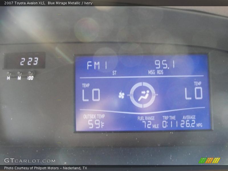 Blue Mirage Metallic / Ivory 2007 Toyota Avalon XLS