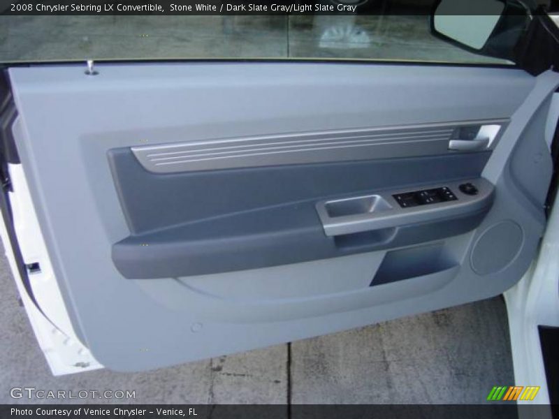 Stone White / Dark Slate Gray/Light Slate Gray 2008 Chrysler Sebring LX Convertible