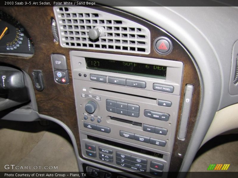 Polar White / Sand Beige 2003 Saab 9-5 Arc Sedan