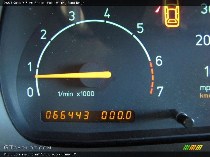 Polar White / Sand Beige 2003 Saab 9-5 Arc Sedan