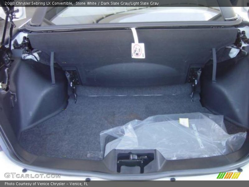 Stone White / Dark Slate Gray/Light Slate Gray 2008 Chrysler Sebring LX Convertible