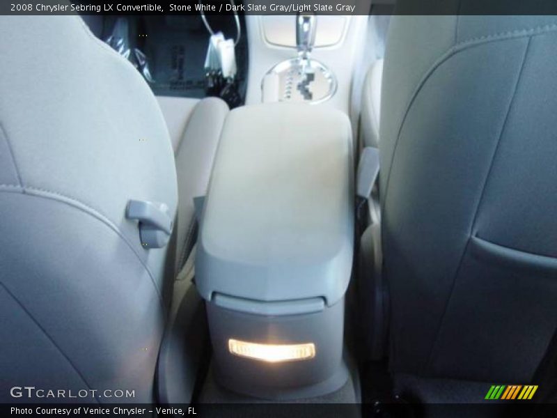 Stone White / Dark Slate Gray/Light Slate Gray 2008 Chrysler Sebring LX Convertible