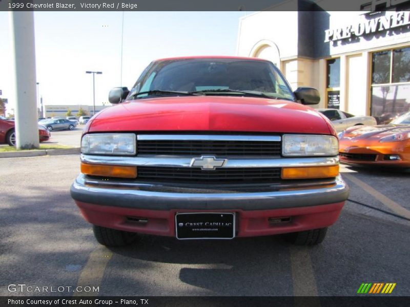 Victory Red / Beige 1999 Chevrolet Blazer