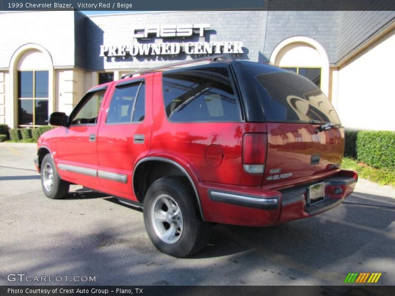 Victory Red / Beige 1999 Chevrolet Blazer