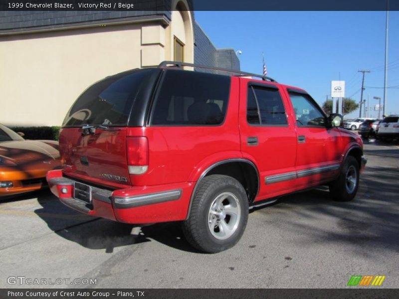 Victory Red / Beige 1999 Chevrolet Blazer