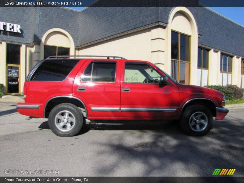 Victory Red / Beige 1999 Chevrolet Blazer