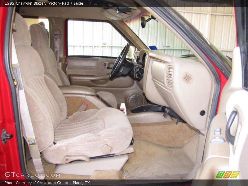 Victory Red / Beige 1999 Chevrolet Blazer