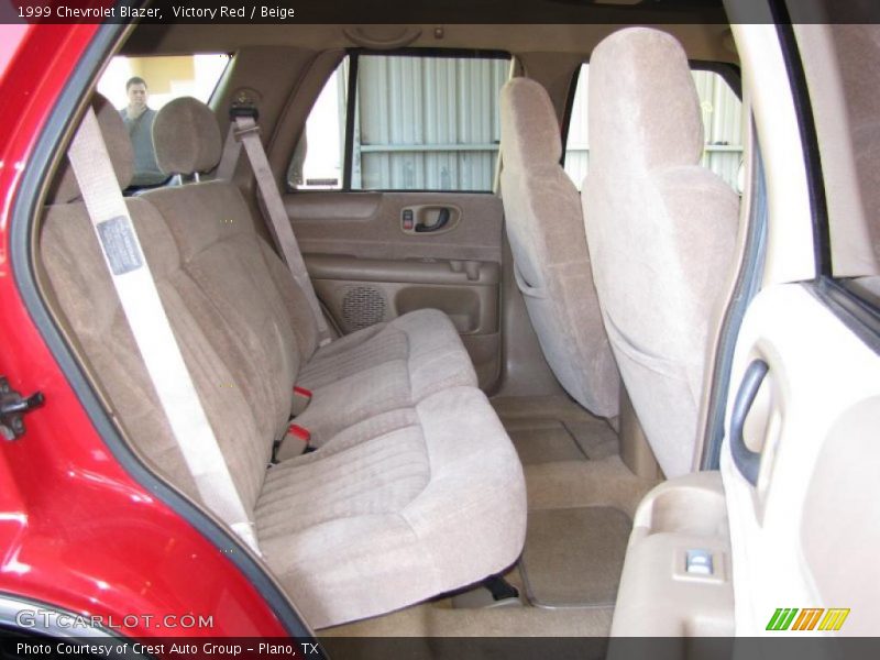 Victory Red / Beige 1999 Chevrolet Blazer
