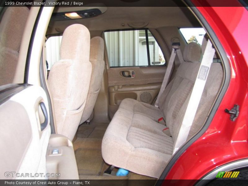 Victory Red / Beige 1999 Chevrolet Blazer