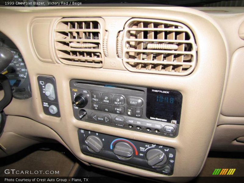 Victory Red / Beige 1999 Chevrolet Blazer