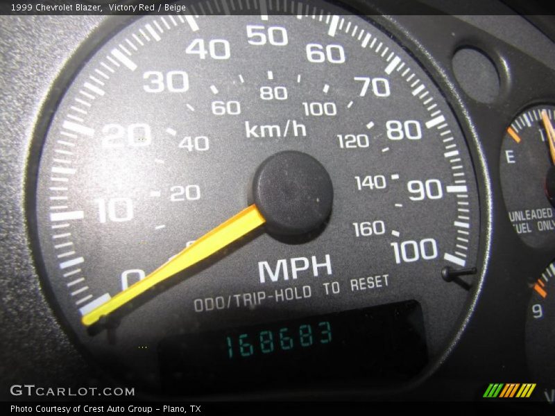 Victory Red / Beige 1999 Chevrolet Blazer