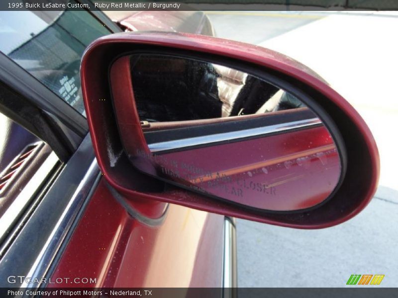 Ruby Red Metallic / Burgundy 1995 Buick LeSabre Custom