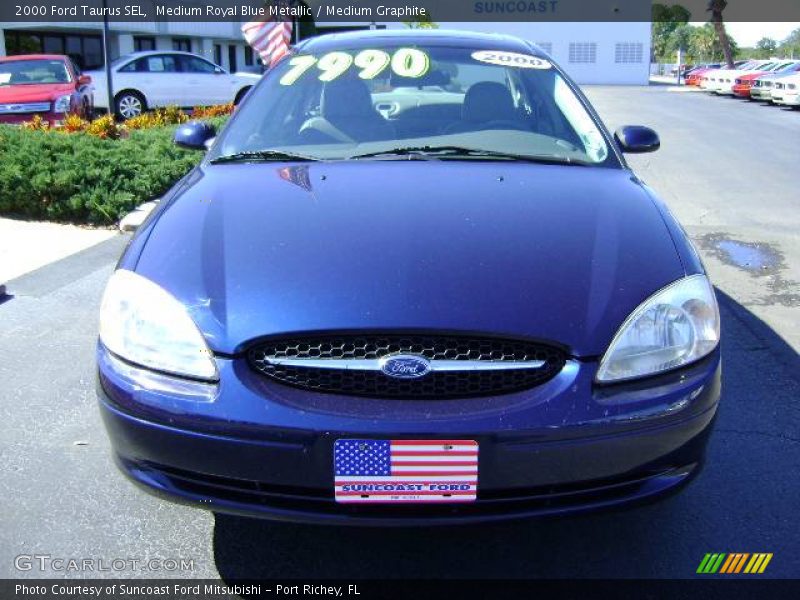 Medium Royal Blue Metallic / Medium Graphite 2000 Ford Taurus SEL