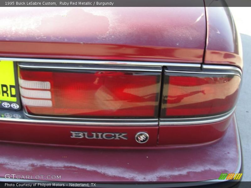 Ruby Red Metallic / Burgundy 1995 Buick LeSabre Custom