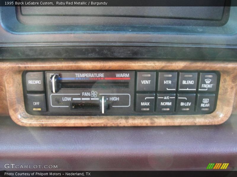Controls of 1995 LeSabre Custom