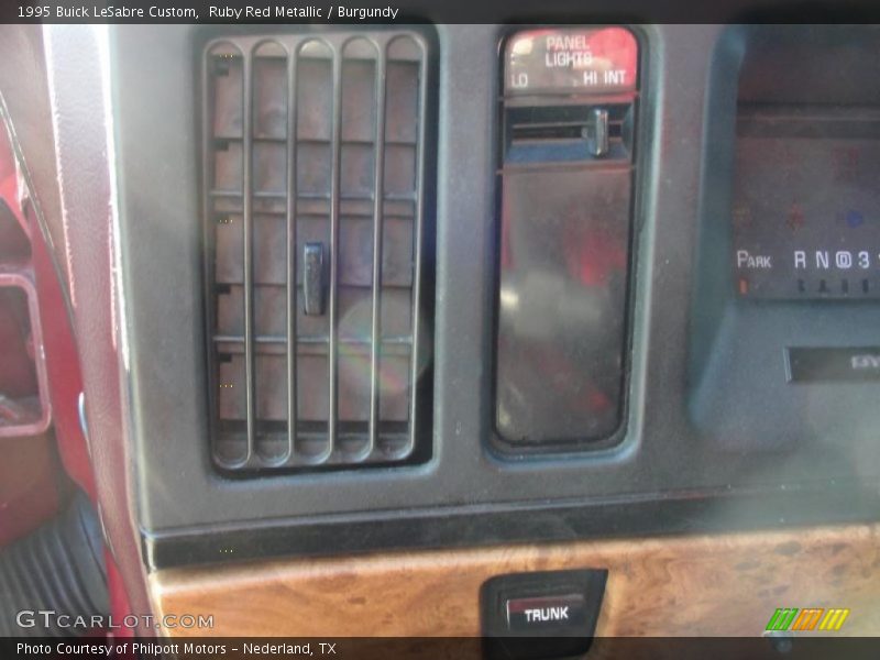Controls of 1995 LeSabre Custom