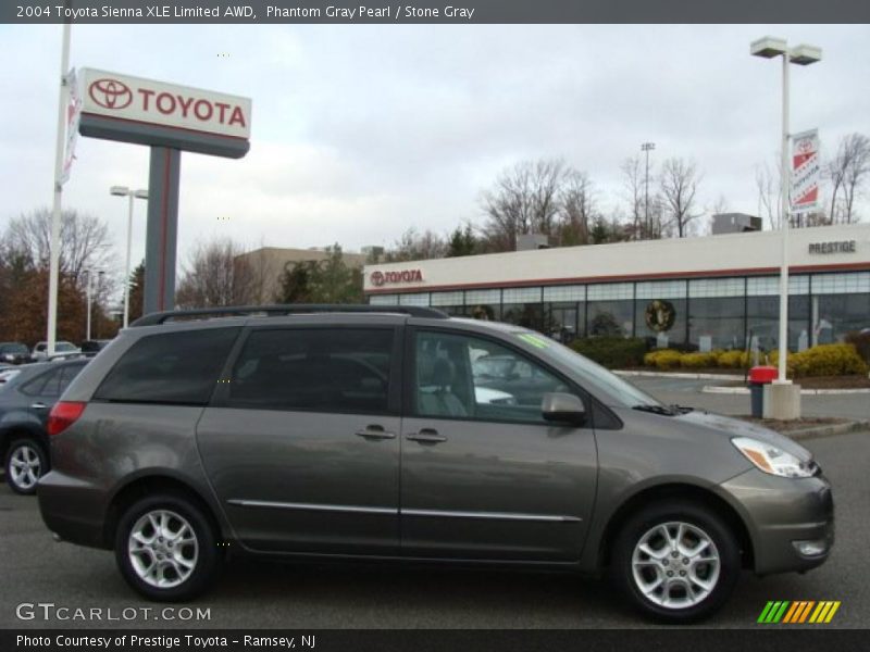 Phantom Gray Pearl / Stone Gray 2004 Toyota Sienna XLE Limited AWD