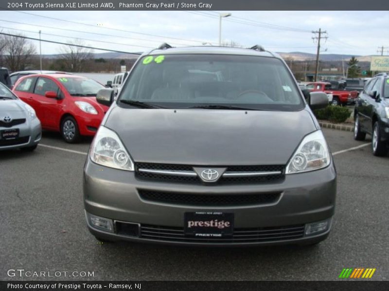 Phantom Gray Pearl / Stone Gray 2004 Toyota Sienna XLE Limited AWD