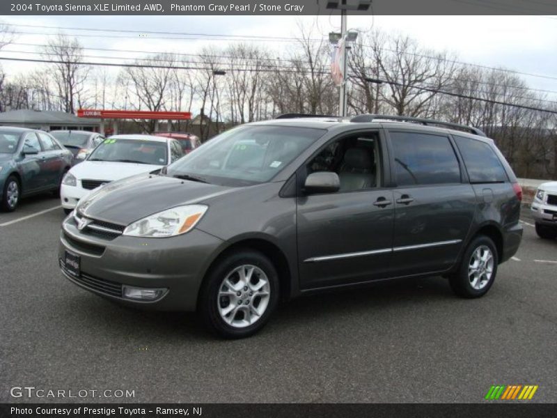 Phantom Gray Pearl / Stone Gray 2004 Toyota Sienna XLE Limited AWD
