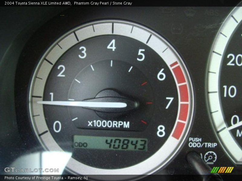 Phantom Gray Pearl / Stone Gray 2004 Toyota Sienna XLE Limited AWD