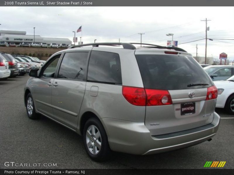 Silver Shadow Pearl / Stone 2008 Toyota Sienna LE