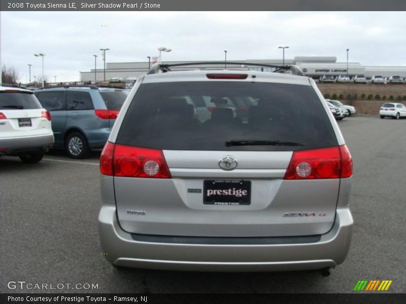 Silver Shadow Pearl / Stone 2008 Toyota Sienna LE