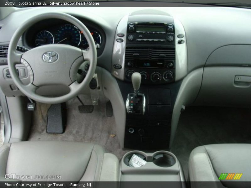 Silver Shadow Pearl / Stone 2008 Toyota Sienna LE