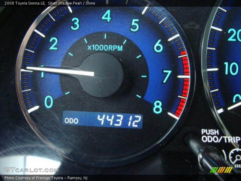 Silver Shadow Pearl / Stone 2008 Toyota Sienna LE