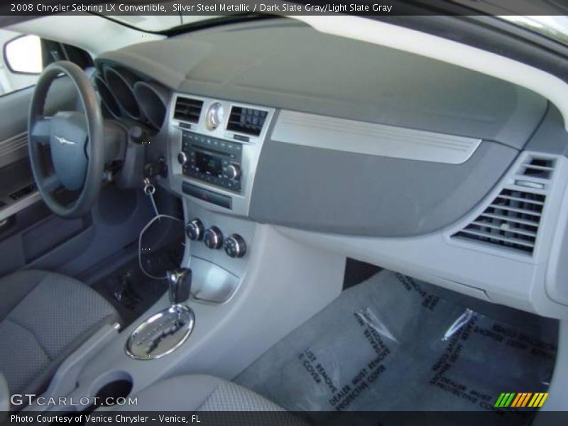 Silver Steel Metallic / Dark Slate Gray/Light Slate Gray 2008 Chrysler Sebring LX Convertible
