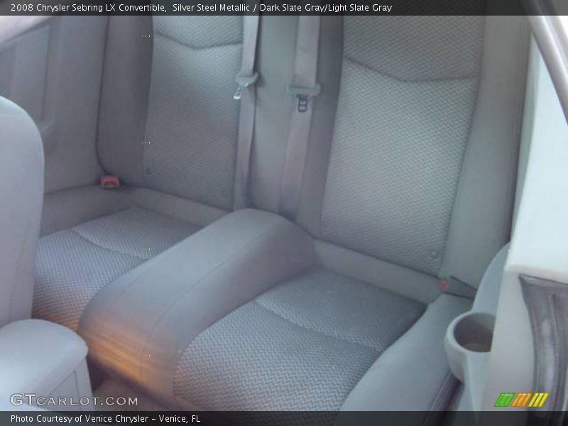 Silver Steel Metallic / Dark Slate Gray/Light Slate Gray 2008 Chrysler Sebring LX Convertible
