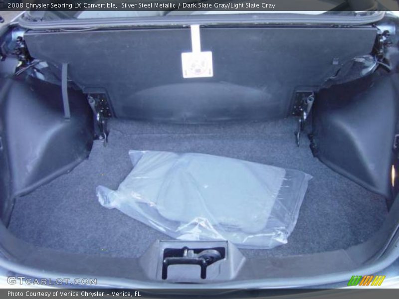 Silver Steel Metallic / Dark Slate Gray/Light Slate Gray 2008 Chrysler Sebring LX Convertible